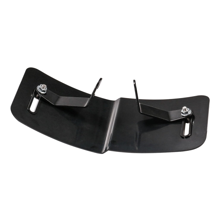 HP-DF018 Motorcycle Aluminum Alloy Front Windshield for Honda CB650R(Black + White) - Others by PMC TechLife | Online Shopping South Africa | PMC TechLife | Buy Now Pay Later Mobicred