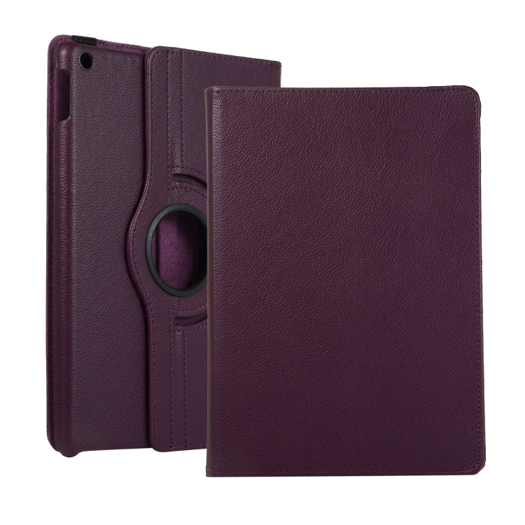 For Lenovo M10 Plus 3rd Litchi Texture 360 Degrees Rotation Leather Tablet Case with Holder(Purple) - Other Galaxy Tab PC by PMC Jewellery | Online Shopping South Africa | PMC Jewellery | Buy Now Pay Later Mobicred