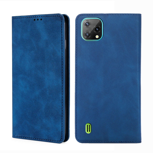 For Blackview A55 Pro Skin Feel Magnetic Horizontal Flip Leather Phone Case(Blue) - More Brand by PMC Jewellery | Online Shopping South Africa | PMC Jewellery | Buy Now Pay Later Mobicred