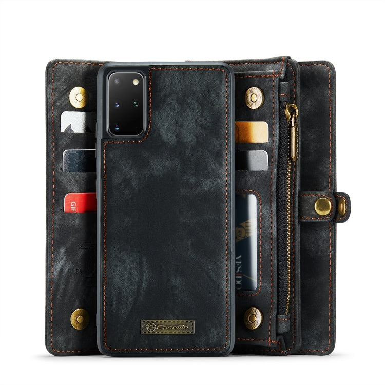 For Galaxy S20 Ultra CaseMe Detachable Multifunctional Horizontal Flip Leather Case, with Card Slot & Holder & Zipper Wallet & Photo Frame(Black) - Galaxy Phone Cases by CaseMe | Online Shopping South Africa | PMC Jewellery | Buy Now Pay Later Mobicred