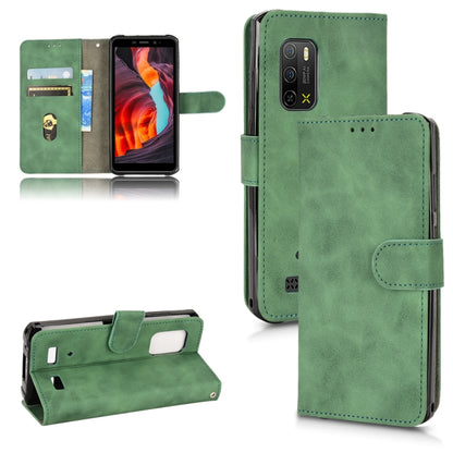 For Ulefone Armor X10 Skin Feel Magnetic Flip Leather Phone Case(Green) - Ulefone Cases by PMC Jewellery | Online Shopping South Africa | PMC Jewellery | Buy Now Pay Later Mobicred