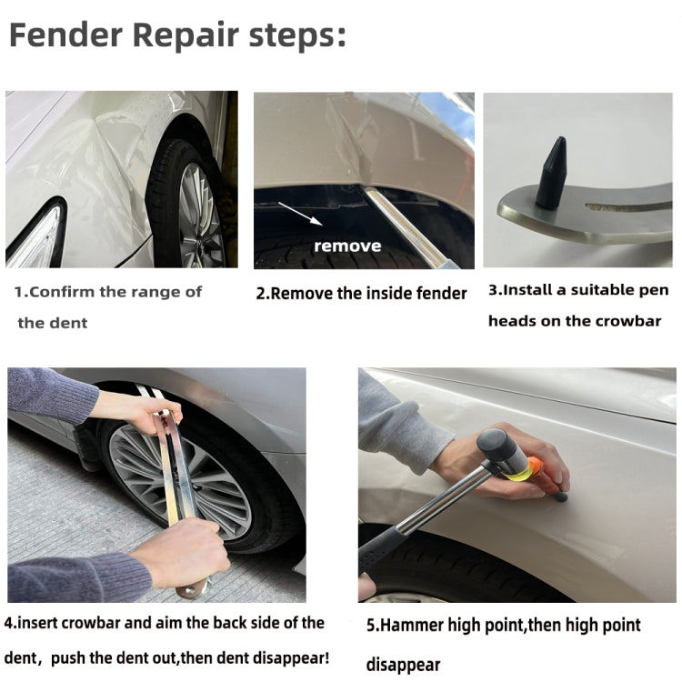 N1 76 in 1 Car Paintless Dent Removal Fender Damage Repair Puller Lifter, Plug Type:UK Plug - Sheet Metal Tools by PMC TechLife | Online Shopping South Africa | PMC TechLife | Buy Now Pay Later Mobicred