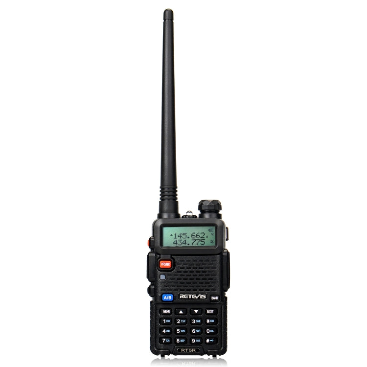 RETEVIS RT5R EU Frequency 144-146MHz & 430-440MHz Handheld Two Way Radio Walkie Talkie(Black) - Handheld Walkie Talkie by RETEVIS | Online Shopping South Africa | PMC Jewellery | Buy Now Pay Later Mobicred