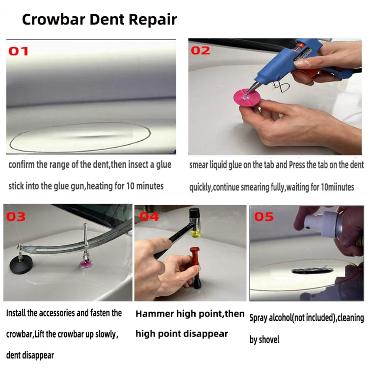 N4 107 in 1 Car Paintless Dent Removal Fender Damage Repair Puller Lifter, Plug Type:EU Plug - free shipping - PMC TechLife - Order now!