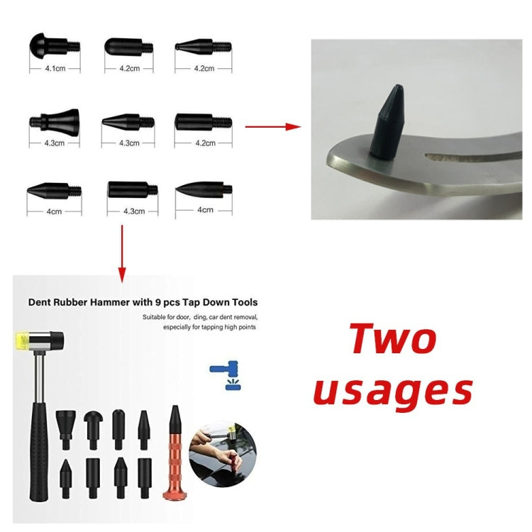 N4 107 in 1 Car Paintless Dent Removal Fender Damage Repair Puller Lifter, Plug Type:EU Plug - free shipping - PMC TechLife - Order now!