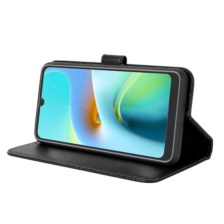 For Blackview A50 Diamond Texture Leather Phone Case(Black) - More Brand by PMC TechLife | Online Shopping South Africa | PMC TechLife | Buy Now Pay Later Mobicred