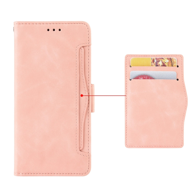 For Blackview A50 Skin Feel Calf Pattern Leather Phone Case(Pink) - More Brand by PMC Jewellery | Online Shopping South Africa | PMC Jewellery