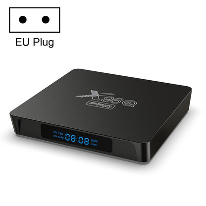 X96Q PRO 4K Smart TV BOX Android 10.0 Media Player, Allwinner H313 Quad Core ARM Cortex A53, RAM: 1GB, ROM: 8GB, Plug Type:EU Plug - Others by PMC Jewellery | Online Shopping South Africa | PMC Jewellery | Buy Now Pay Later Mobicred