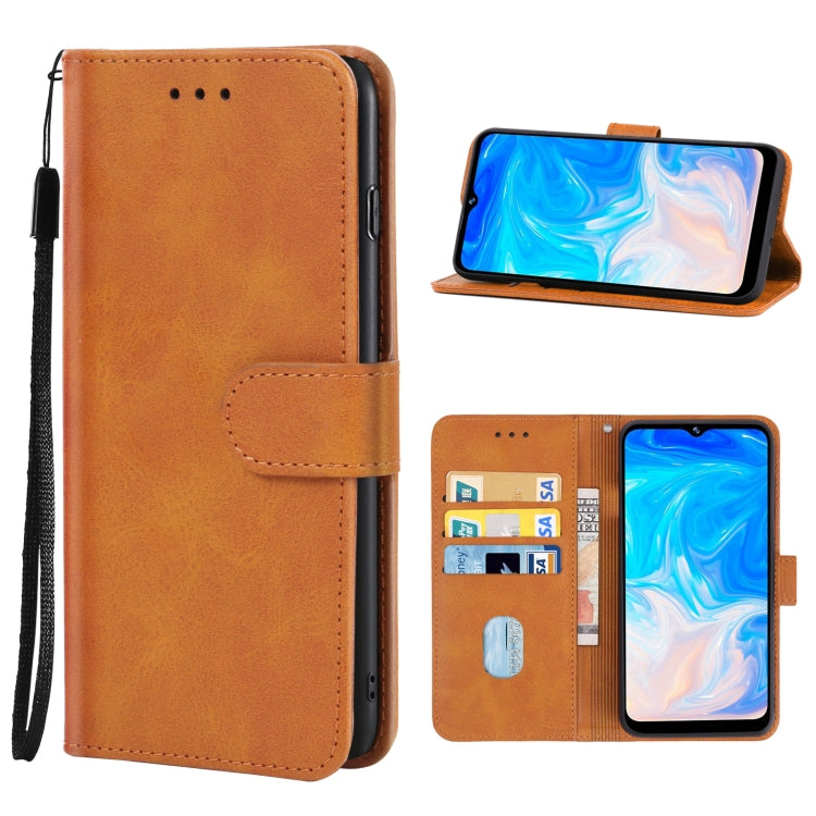 For DOOGEE N40 Pro Leather Phone Case(Brown) - Doogee Cases by PMC Jewellery | Online Shopping South Africa | PMC Jewellery | Buy Now Pay Later Mobicred