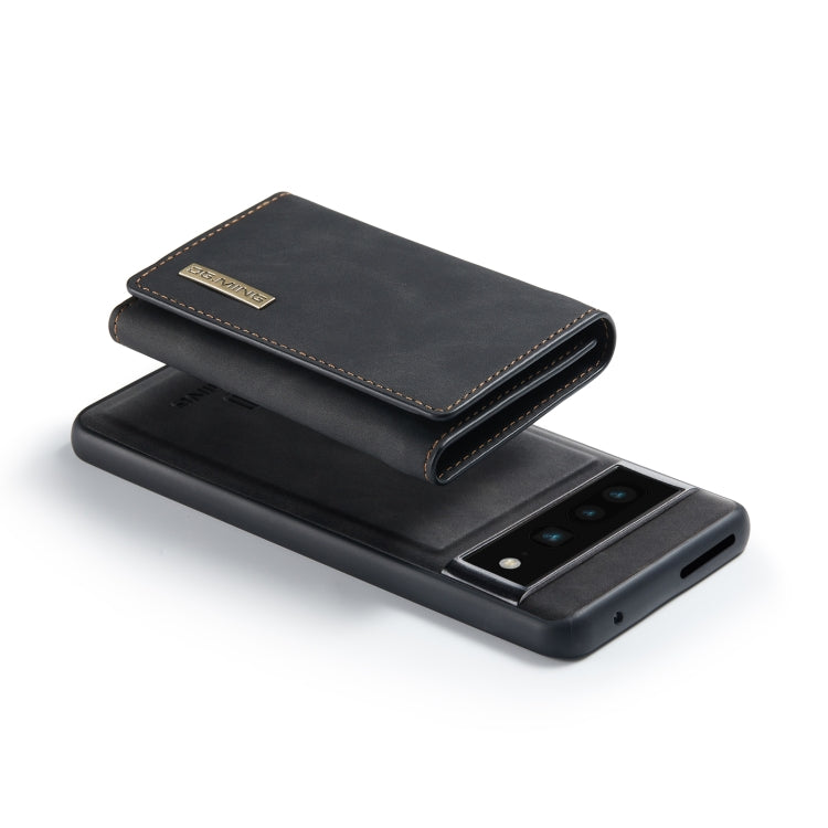 For Google Pixel 7 Pro 5G DG.MING M1 Series 3-Fold Multi Card Wallet + Magnetic Phone Case(Black) - free shipping - PMC TechLife - Order now!