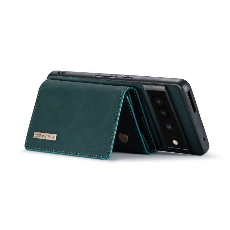 For Google Pixel 7 Pro 5G DG.MING M1 Series 3-Fold Multi Card Wallet + Magnetic Phone Case(Green) - Google Cases by DG.MING | Online Shopping South Africa | PMC TechLife | Buy Now Pay Later Mobicred