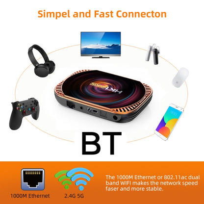 MECOOL HK1RBOX X4 4K TV Box, Android 11 Amlogic S905X4 CPU with RC 4GB+32GB(US Plug) - Amlogic S905 by MECOOL | Online Shopping South Africa | PMC Jewellery | Buy Now Pay Later Mobicred