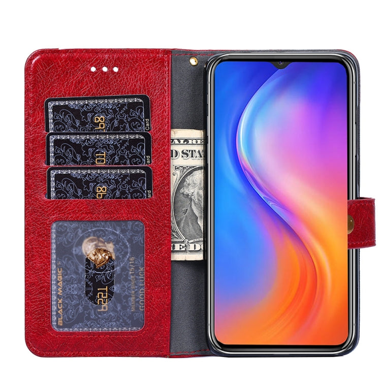For DOOGEE X96 Pro Zipper Bag Leather Phone Case(Red) - More Brand by PMC Jewellery | Online Shopping South Africa | PMC Jewellery | Buy Now Pay Later Mobicred