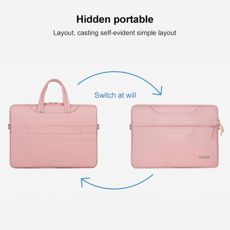 Handbag Laptop Bag Inner Bag with Shoulder Strap, Size:14 inch(Grey) - Other by PMC TechLife | Online Shopping South Africa | PMC TechLife | Buy Now Pay Later Mobicred