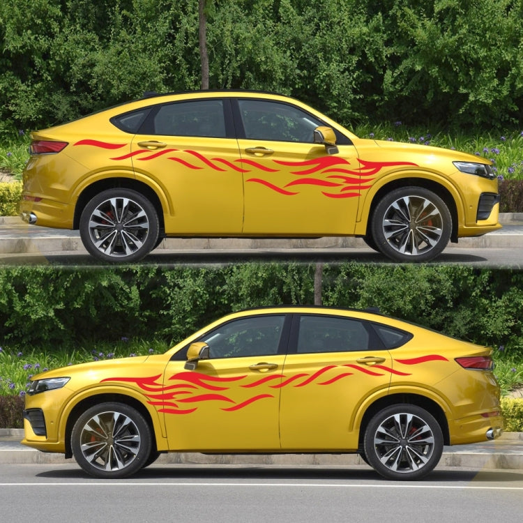 2 PCS/Set D-369 Totem Pattern Car Decorative Sticker(Red) - Decorative Sticker by PMC TechLife | Online Shopping South Africa | PMC TechLife | Buy Now Pay Later Mobicred