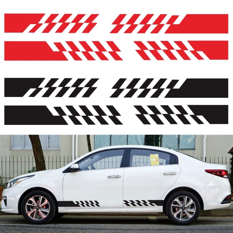 2 PCS/Set D-487 Stripe Pattern Car Modified Decorative Sticker(Blue) - Decorative Sticker by PMC Jewellery | Online Shopping South Africa | PMC Jewellery | Buy Now Pay Later Mobicred
