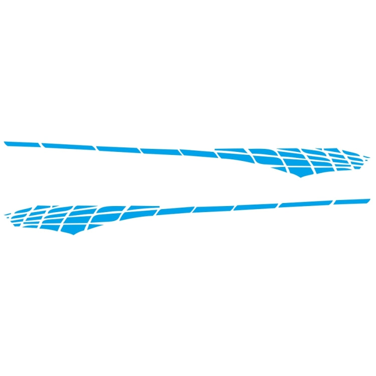 2 PCS/Set D-501 Plaid Pattern Car Modified Decorative Sticker(Blue) - Decorative Sticker by PMC TechLife | Online Shopping South Africa | PMC TechLife | Buy Now Pay Later Mobicred