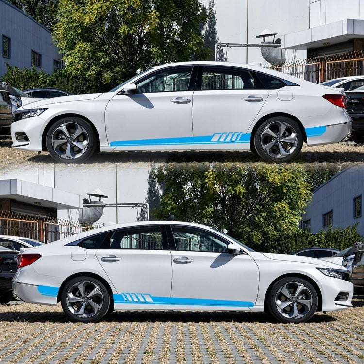 2 PCS/Set D-608 Stripe Pattern Car Modified Decorative Sticker(Blue) - Decorative Sticker by PMC Jewellery | Online Shopping South Africa | PMC Jewellery | Buy Now Pay Later Mobicred