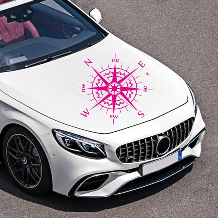D-863 Compass Pattern Car Modified Decorative Sticker(Purple) - Decorative Sticker by PMC TechLife | Online Shopping South Africa | PMC TechLife | Buy Now Pay Later Mobicred