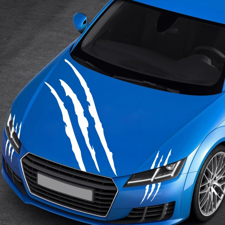D-865 Claw Scratches Pattern Car Modified Decorative Sticker(White) - free shipping - PMC TechLife - Order now!