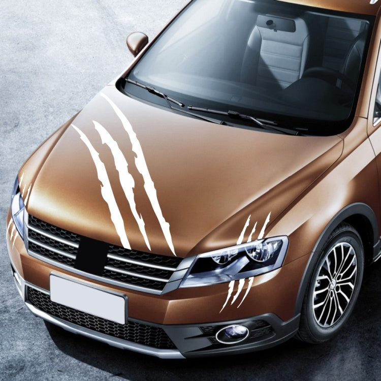 D-865 Claw Scratches Pattern Car Modified Decorative Sticker(White) - free shipping - PMC TechLife - Order now!