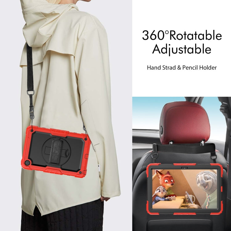 For Lenovo Tab M10 Plus 10.6 3rd Gen 2022 Silicone + PC Tablet Case(Red) - Lenovo by PMC TechLife | Online Shopping South Africa | PMC TechLife | Buy Now Pay Later Mobicred