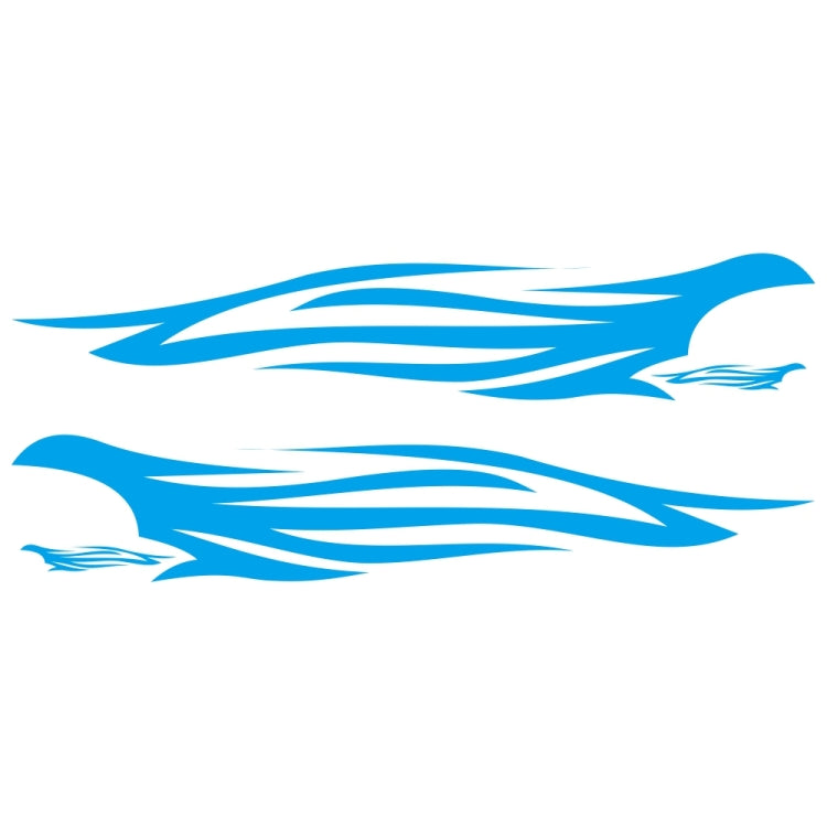 2 PCS/Set D-926 Fire Totem Pattern Car Modified Decorative Sticker(Blue) - Decorative Sticker by PMC TechLife | Online Shopping South Africa | PMC TechLife | Buy Now Pay Later Mobicred