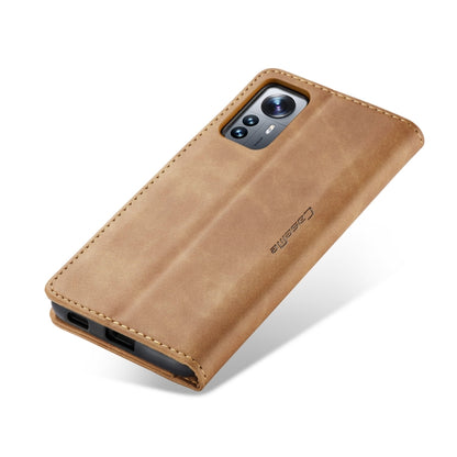 For Xiaomi 12 Lite CaseMe 013 Multifunctional Horizontal Flip Leather Phone Case(Brown) - Xiaomi Cases by CaseMe | Online Shopping South Africa | PMC Jewellery | Buy Now Pay Later Mobicred