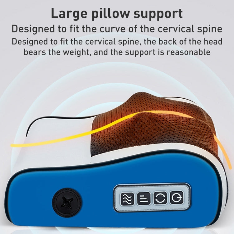 Multifunctional Hot Compress Neck Massager Car Cervical Spine Massage Pillow(Red Upgrade) - Seat Accessories by PMC Jewellery | Online Shopping South Africa | PMC Jewellery | Buy Now Pay Later Mobicred