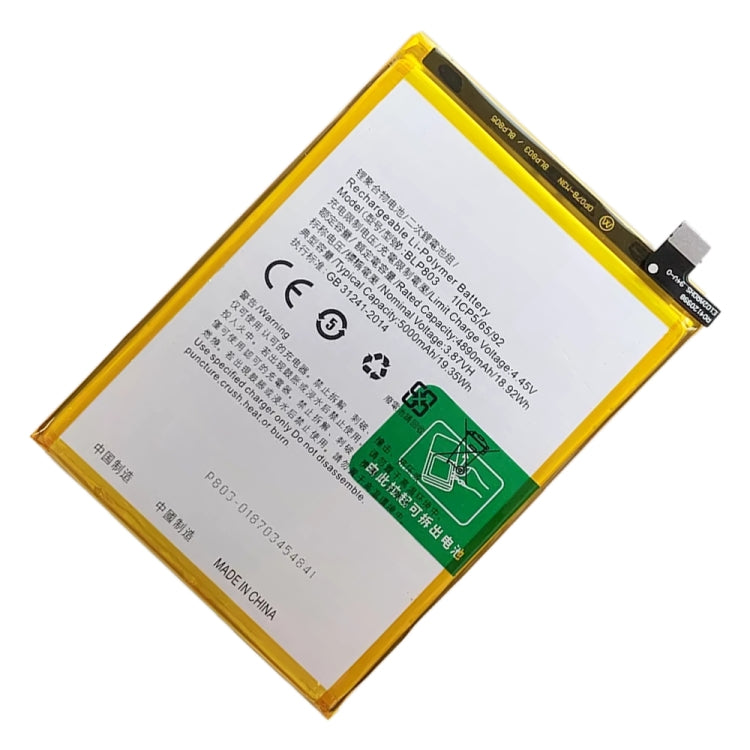 BLP803 5000 mAh Li-Polymer Battery Replacement For Realme C17 / Realme 7i - For OPPO by PMC Jewellery | Online Shopping South Africa | PMC Jewellery | Buy Now Pay Later Mobicred