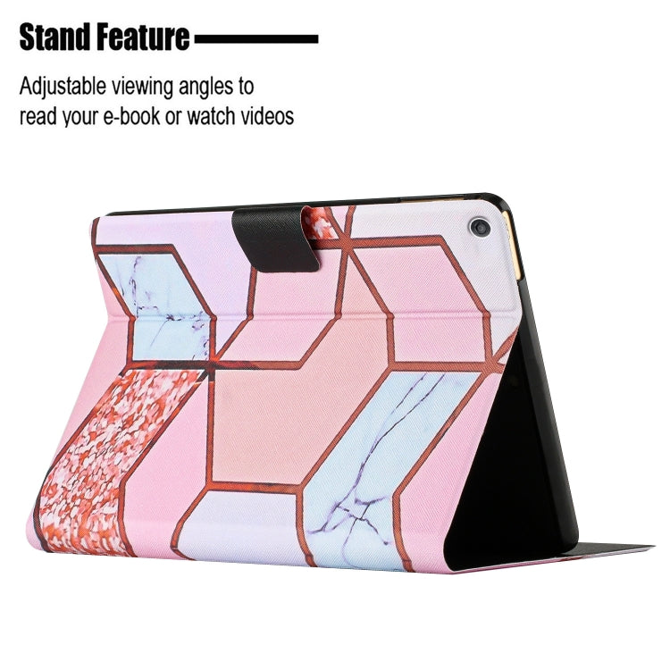 For Amazon Kindle HD 10 2015 Marble Pattern Smart Leather Tablet Case(Splicing Marble) - Amazon by PMC TechLife | Online Shopping South Africa | PMC TechLife | Buy Now Pay Later Mobicred