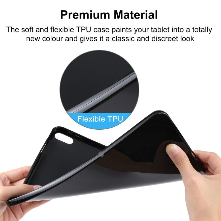 For Samsung Galaxy Tab S8+/Tab S7+/Tab S9+ TPU Tablet Case(Black) - Galaxy Tab S8+ Cases by PMC TechLife | Online Shopping South Africa | PMC TechLife
