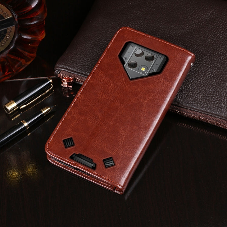 For Blackview BV9800 Pro idewei Crazy Horse Texture Horizontal Flip Leather Case with Holder & Card Slots & Wallet(White) - More Brand by idewei | Online Shopping South Africa | PMC TechLife | Buy Now Pay Later Mobicred