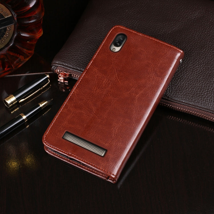 For Doogee X90 idewei Crazy Horse Texture Horizontal Flip Leather Case with Holder & Card Slots & Wallet(Sky Blue) - More Brand by idewei | Online Shopping South Africa | PMC TechLife | Buy Now Pay Later Mobicred