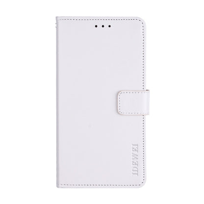 For LG V60 ThinQ idewei Crazy Horse Texture Horizontal Flip Leather Case with Holder & Card Slots & Wallet(White) - LG by idewei | Online Shopping South Africa | PMC Jewellery | Buy Now Pay Later Mobicred