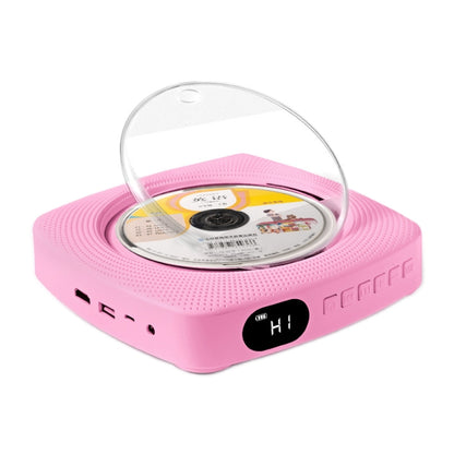 Kecag KC-609 Wall Mounted Home DVD Player Bluetooth CD Player, Specification:CD Version+ Not Connected to TV+ Plug-In Version(Pink) - DVD & LCD Player by Kecag | Online Shopping South Africa | PMC Jewellery | Buy Now Pay Later Mobicred