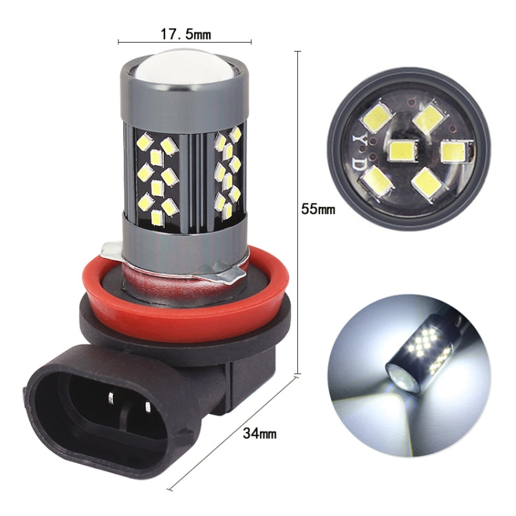 1 Pair H11 12V 7W Continuous Car LED Fog Light(Ice Blue Light) - Fog / Driving Lights by PMC TechLife | Online Shopping South Africa | PMC TechLife | Buy Now Pay Later Mobicred