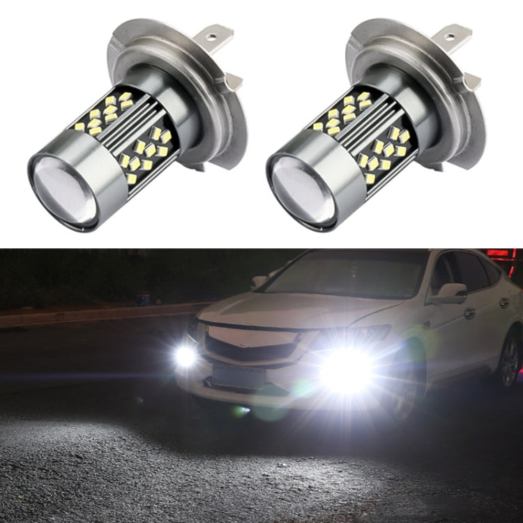 1 Pair H7 12V 7W Strobe Car LED Fog Light(White Light) - Fog / Driving Lights by PMC Jewellery | Online Shopping South Africa | PMC Jewellery | Buy Now Pay Later Mobicred