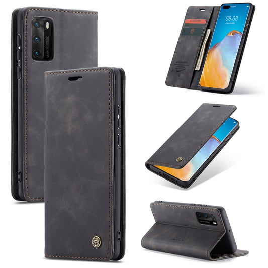 For Huawei P40 CaseMe-013 Multifunctional Horizontal Flip Leather Case with Card Slot & Holder & Wallet(Black) - Huawei Cases by CaseMe | Online Shopping South Africa | PMC Jewellery | Buy Now Pay Later Mobicred