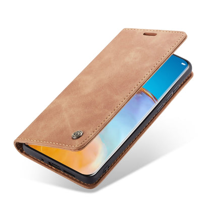 For Huawei P40 CaseMe-013 Multifunctional Horizontal Flip Leather Case with Card Slot & Holder & Wallet(Brown) - Huawei Cases by CaseMe | Online Shopping South Africa | PMC Jewellery | Buy Now Pay Later Mobicred