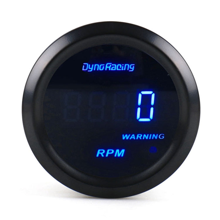 Car Modified 12V Universal 52mm Blue Light Digital Display Meter, Style:Tachometer - Car Modification by PMC TechLife | Online Shopping South Africa | PMC TechLife | Buy Now Pay Later Mobicred