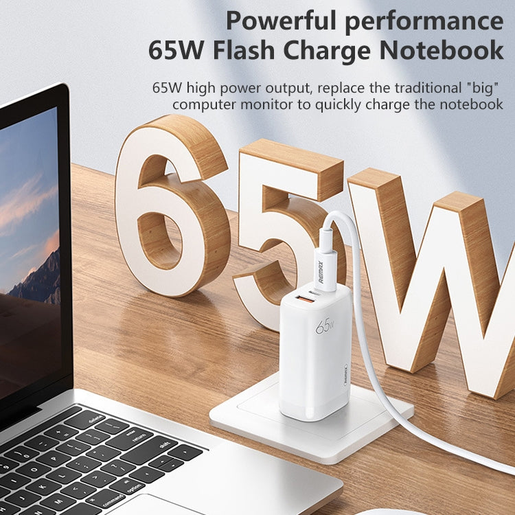 REMAX RP-U55 Territory Series 65W USB+Dual USB-C / Type-C Interface Fast Charger, Specification:EU Plug(White) - free shipping - PMC Jewellery - Order now!