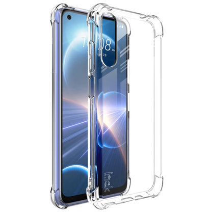 For HTC Desire 22 Pro 5G imak All-inclusive Shockproof Airbag TPU Case (Transparent) - HTC by imak | Online Shopping South Africa | PMC Jewellery | Buy Now Pay Later Mobicred