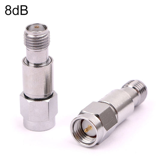 8dBi SMA Attenuator DC-6GHz SMA Coaxial Fixed Connectors - Connectors by PMC Jewellery | Online Shopping South Africa | PMC Jewellery | Buy Now Pay Later Mobicred