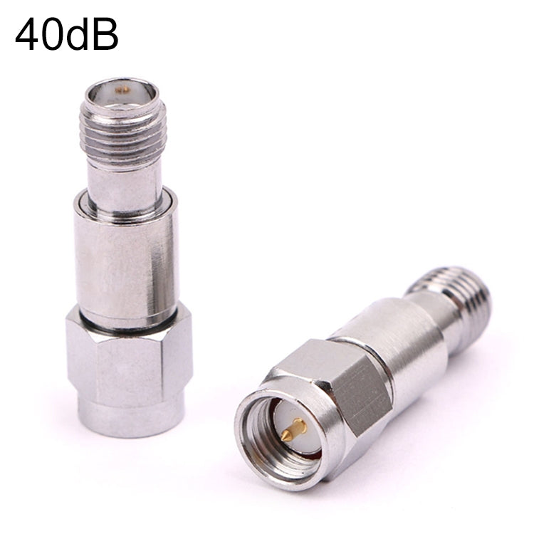 40dBi SMA Attenuator DC-6GHz SMA Coaxial Fixed Connectors - Connectors by PMC Jewellery | Online Shopping South Africa | PMC Jewellery | Buy Now Pay Later Mobicred