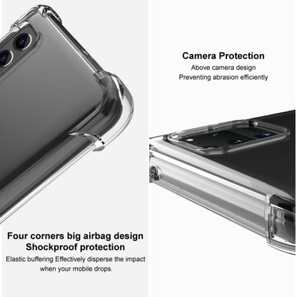 For Nothing Phone 1 5G IMAK All-inclusive Shockproof Airbag TPU Case (Transparent Black) - More Brand by imak | Online Shopping South Africa | PMC Jewellery | Buy Now Pay Later Mobicred