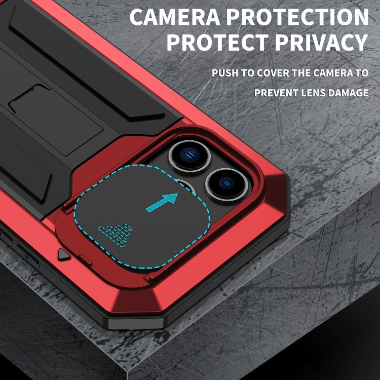 For iPhone 14 Pro R-JUST Shockproof Life Waterproof Dust-proof Case(Red) - iPhone 14 Pro Cases by R-JUST | Online Shopping South Africa | PMC TechLife | Buy Now Pay Later Mobicred