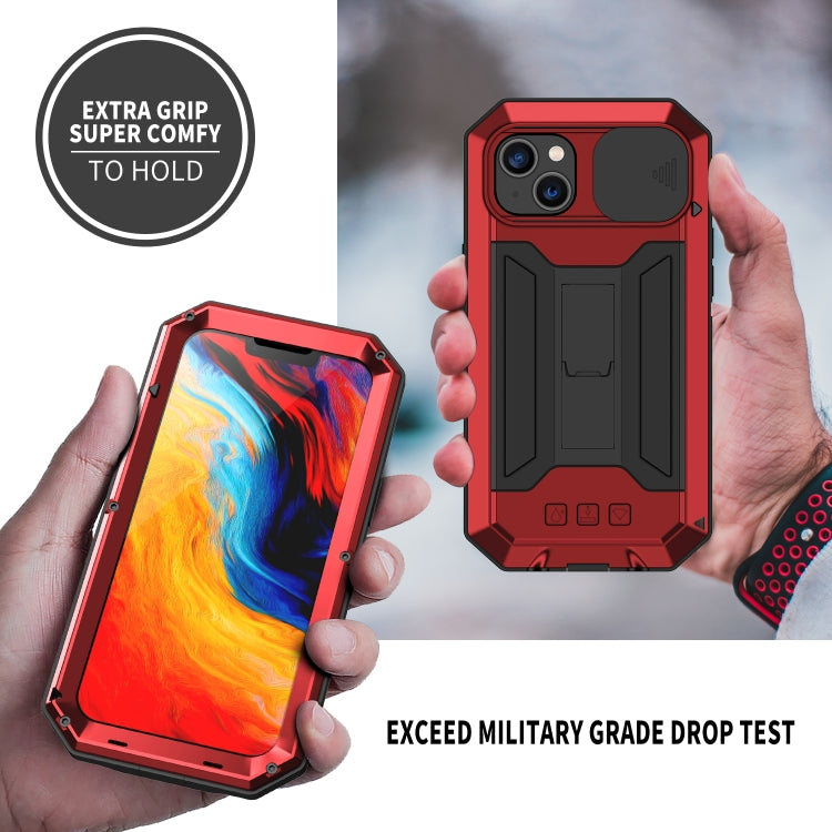 For iPhone 14 Plus R-JUST Shockproof Life Waterproof Dust-proof Case (Red) - iPhone 14 Plus Cases by R-JUST | Online Shopping South Africa | PMC TechLife | Buy Now Pay Later Mobicred