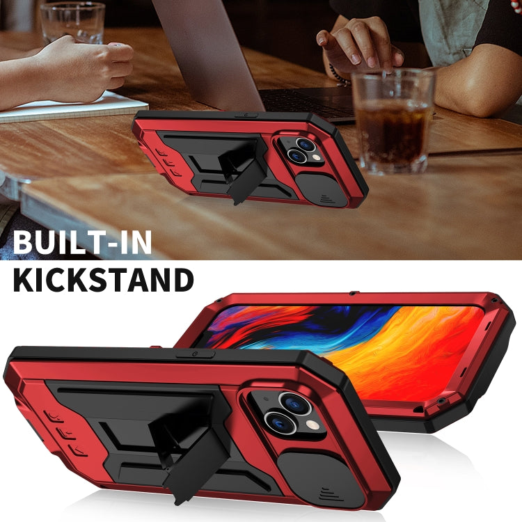 For iPhone 14 Plus R-JUST Shockproof Life Waterproof Dust-proof Case (Red) - iPhone 14 Plus Cases by R-JUST | Online Shopping South Africa | PMC TechLife | Buy Now Pay Later Mobicred