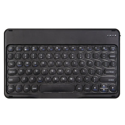 Round Cap Bluetooth Keyboard Leather Case with Pen Slot, without Touchpad For Samsung Galaxy Tab A7 10.4 2020(Dark Blue+Black Keyboard) - Samsung Keyboard by PMC Jewellery | Online Shopping South Africa | PMC Jewellery